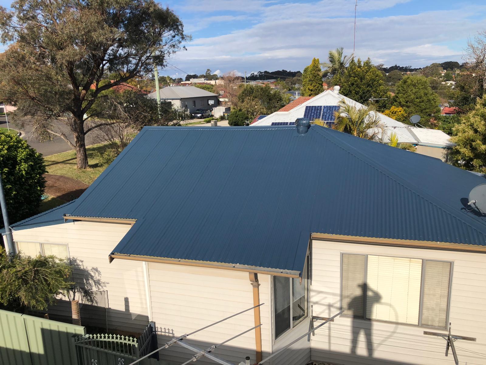 Ironstone Colorbond respray on a weatherboard home