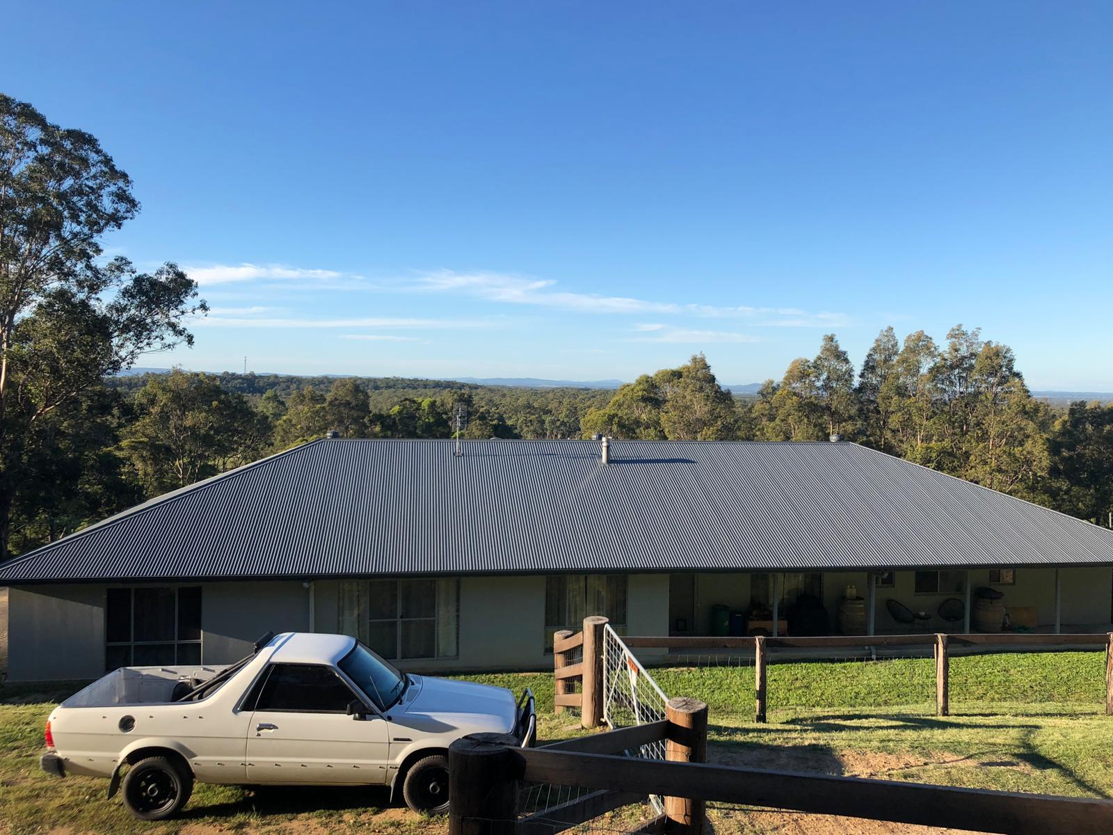 Monument Colorbond respray on a rural property