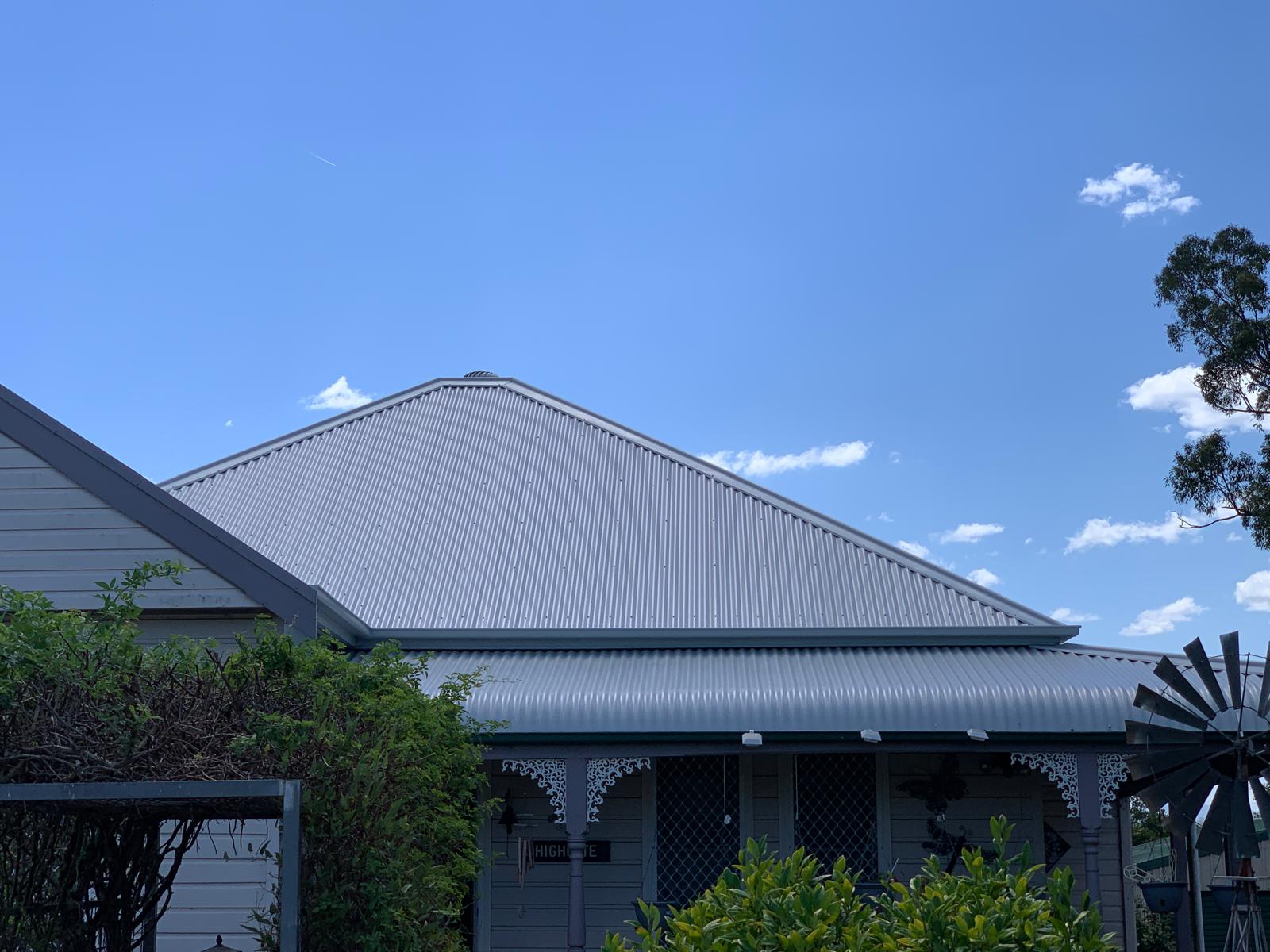 Shale Grey Colorbond respray on a classic home